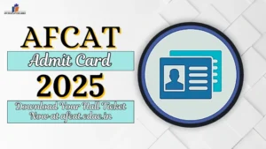Air Force CAT Admit Card releasing date