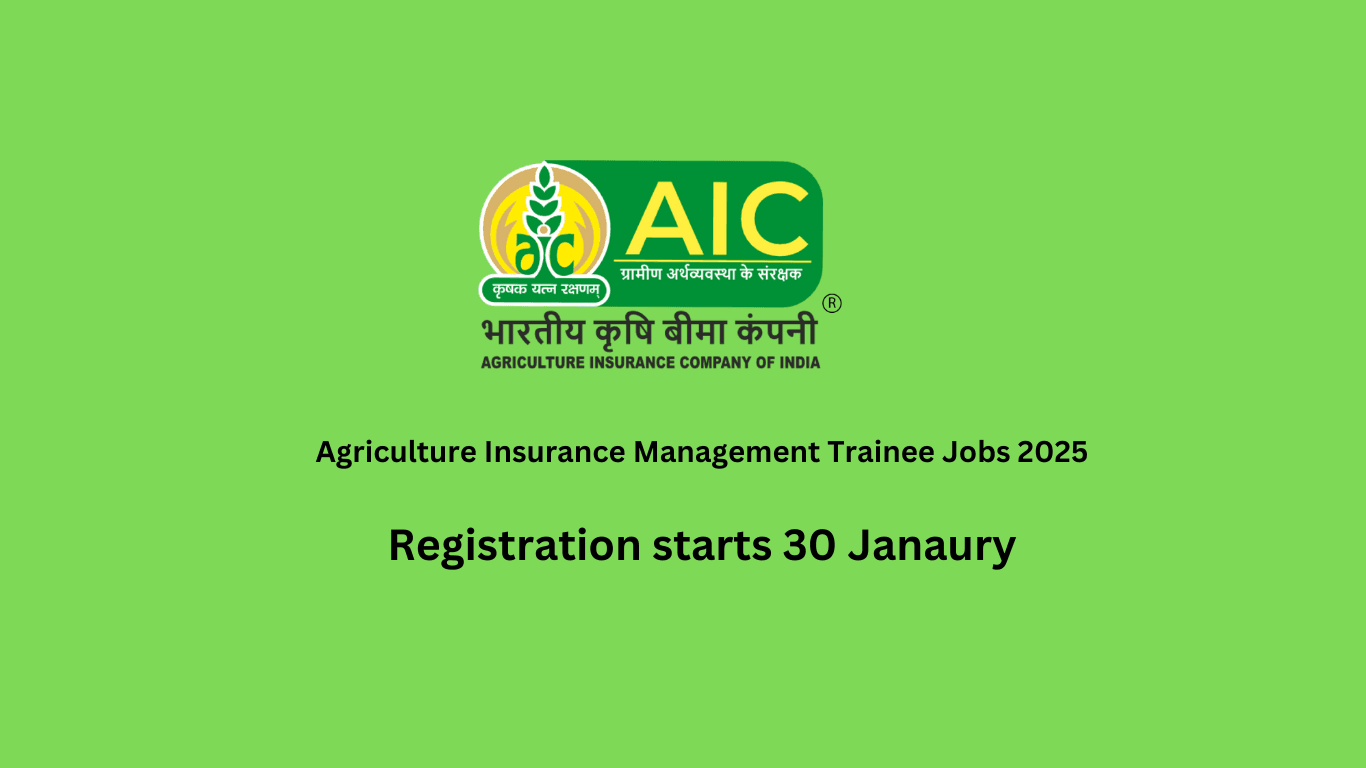 Agriculture Insurance MT Jobs opens 30 Jan