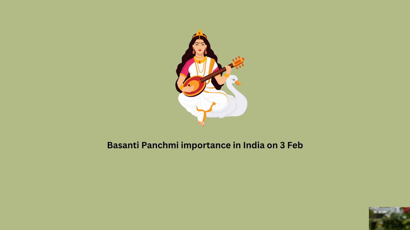 Basanti Panchmi importance in India on 3 Feb