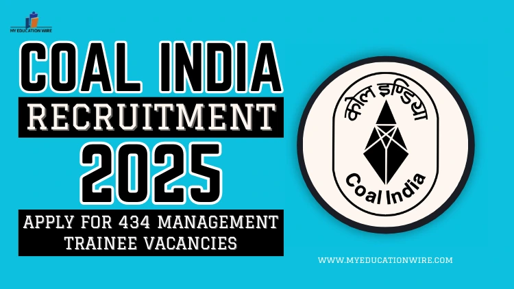 Coal India Management trainee requirement apply