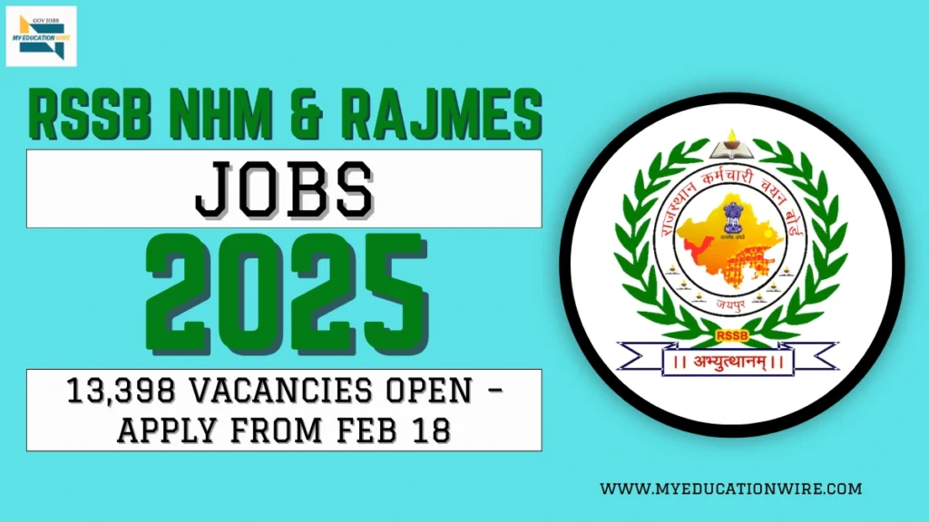 RSSB NHM and RajMES Jobs 2025