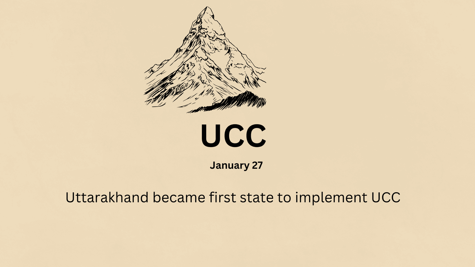 Uttarakhand Became first state to implement ICC