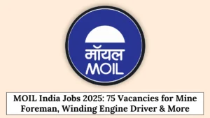MOIL India Jobs 2025