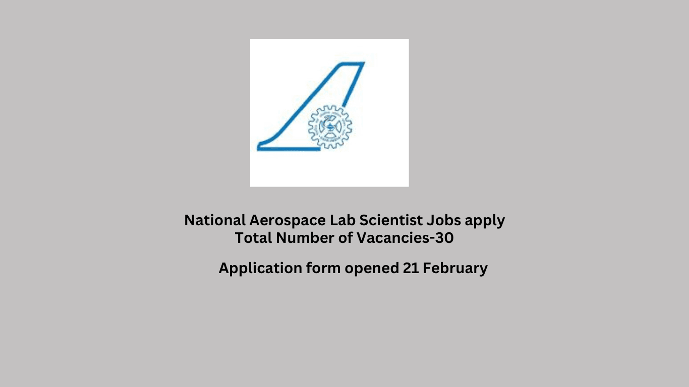 National Aerospace Lab Scientist Jobs apply