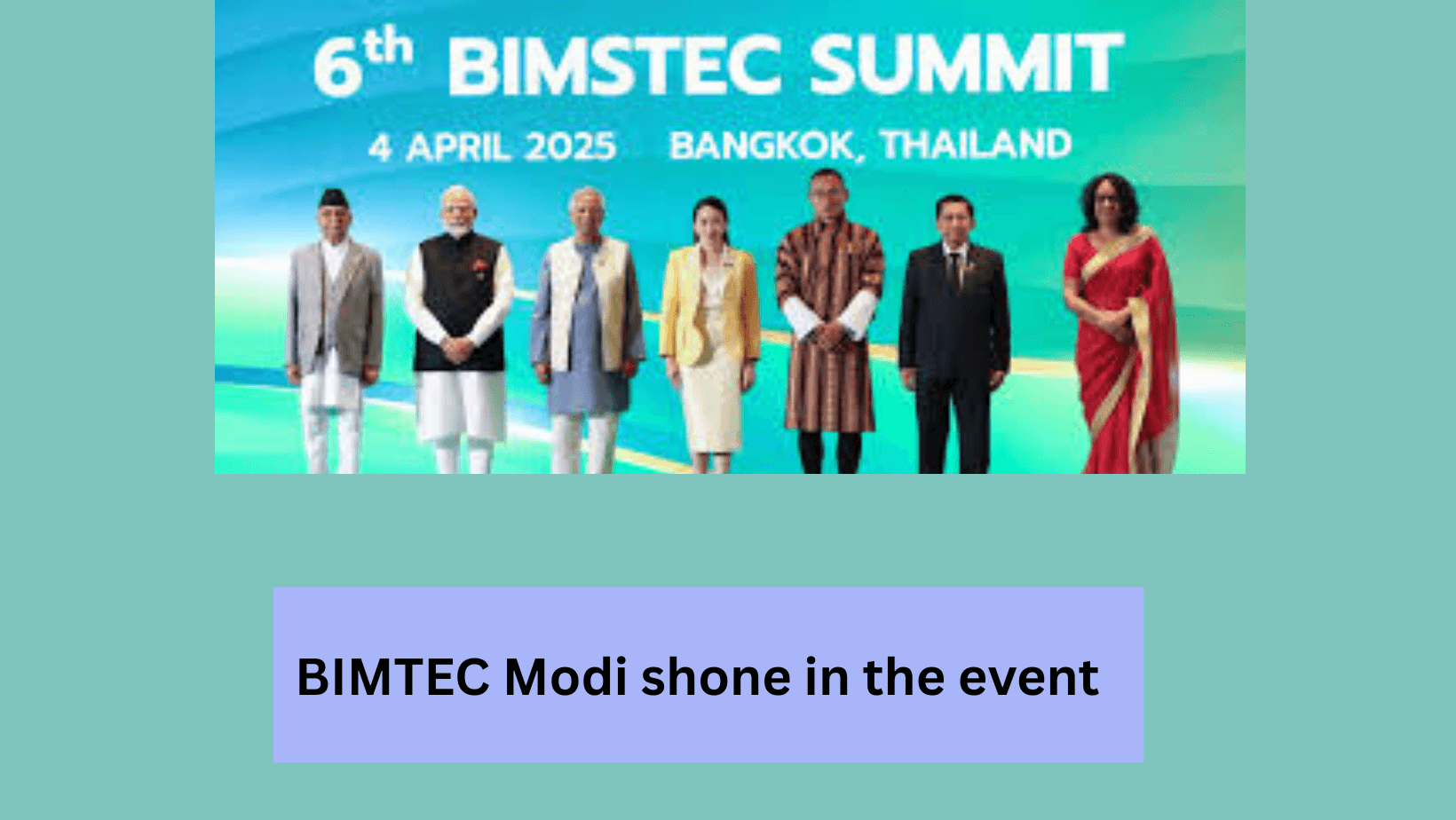 BIMTEC Modi shone in the event