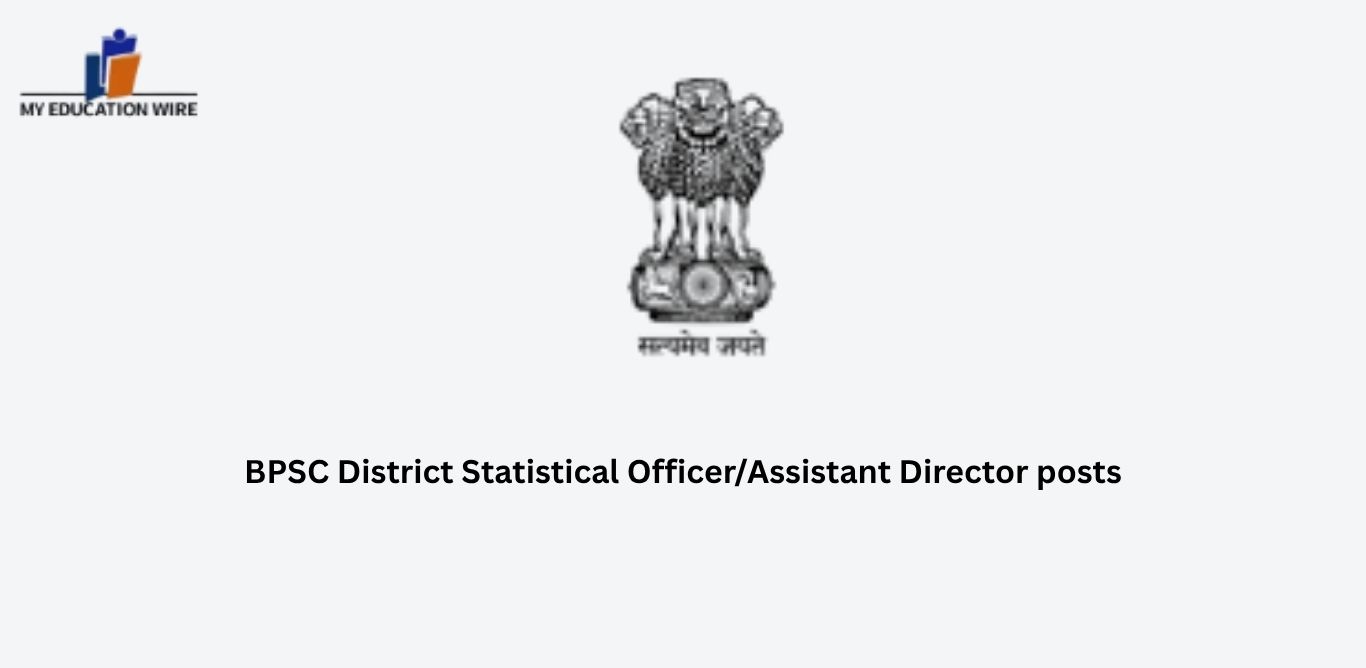 BPSC District Statistical Officer/Assistant Director posts