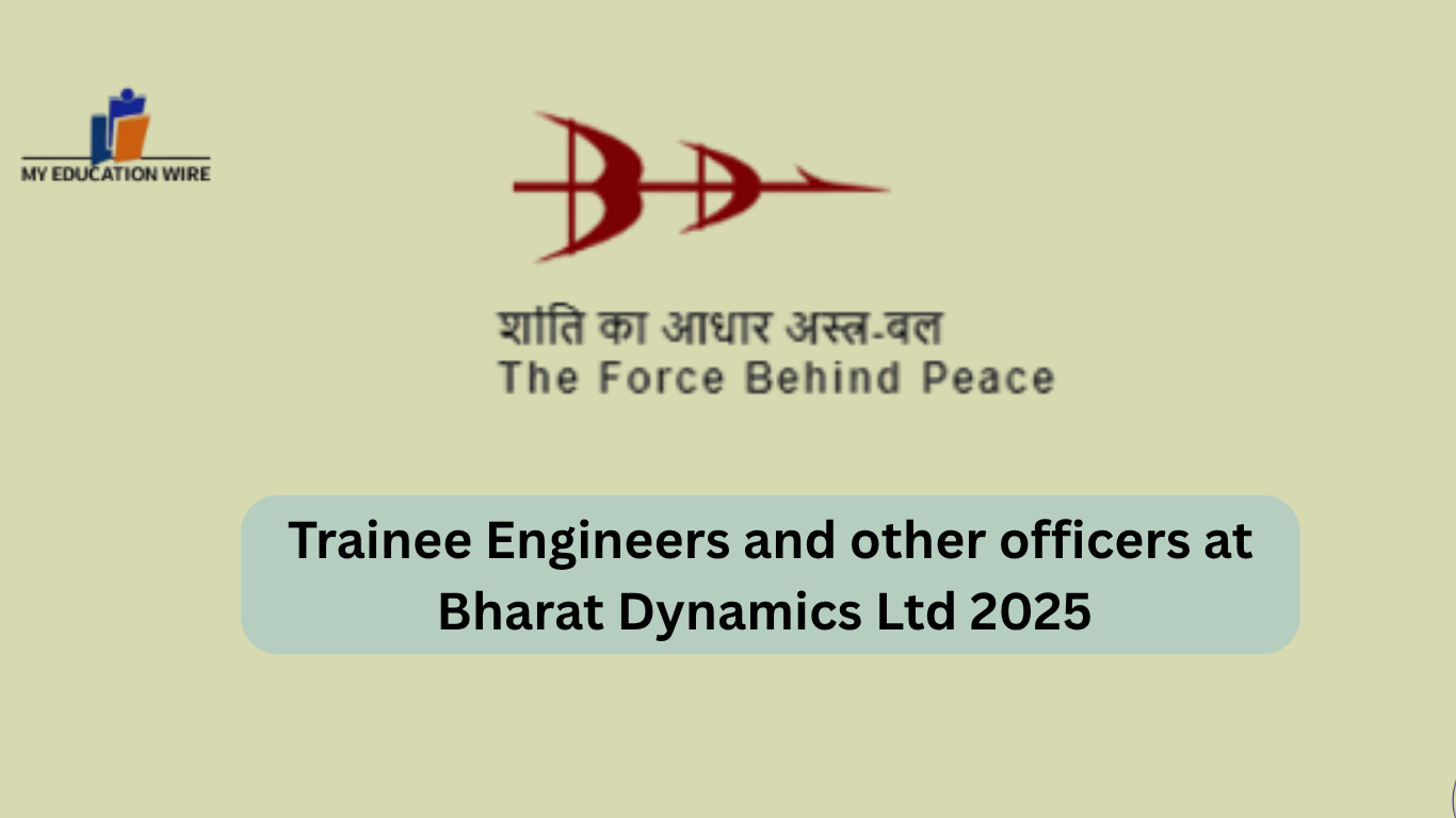 Trainee Engineers at Bharat Dynamics Ltd 2025