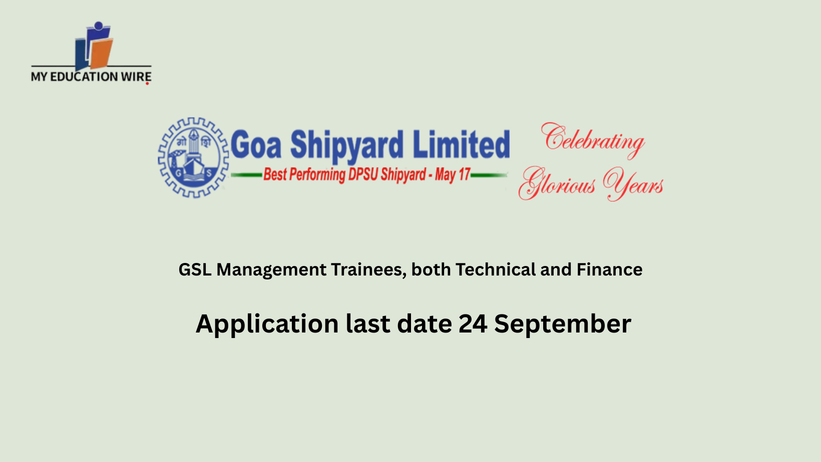 GSL Management Trainees, both Technical and Finance