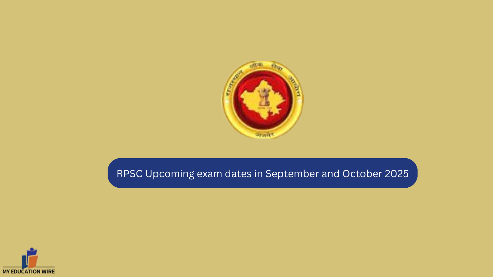 RPSC Upcoming exam dates in September and October 2025