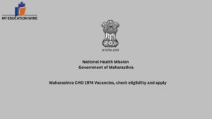 Maharashtra CHO 1974 Vacancies, check eligibility and apply