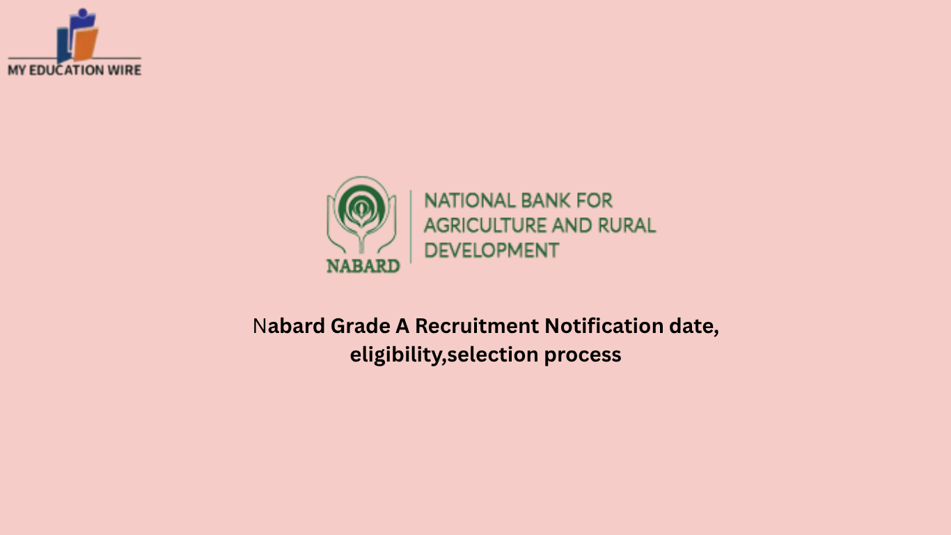 Nabard Grade A Recruitment Notification date,eligibility,selection process