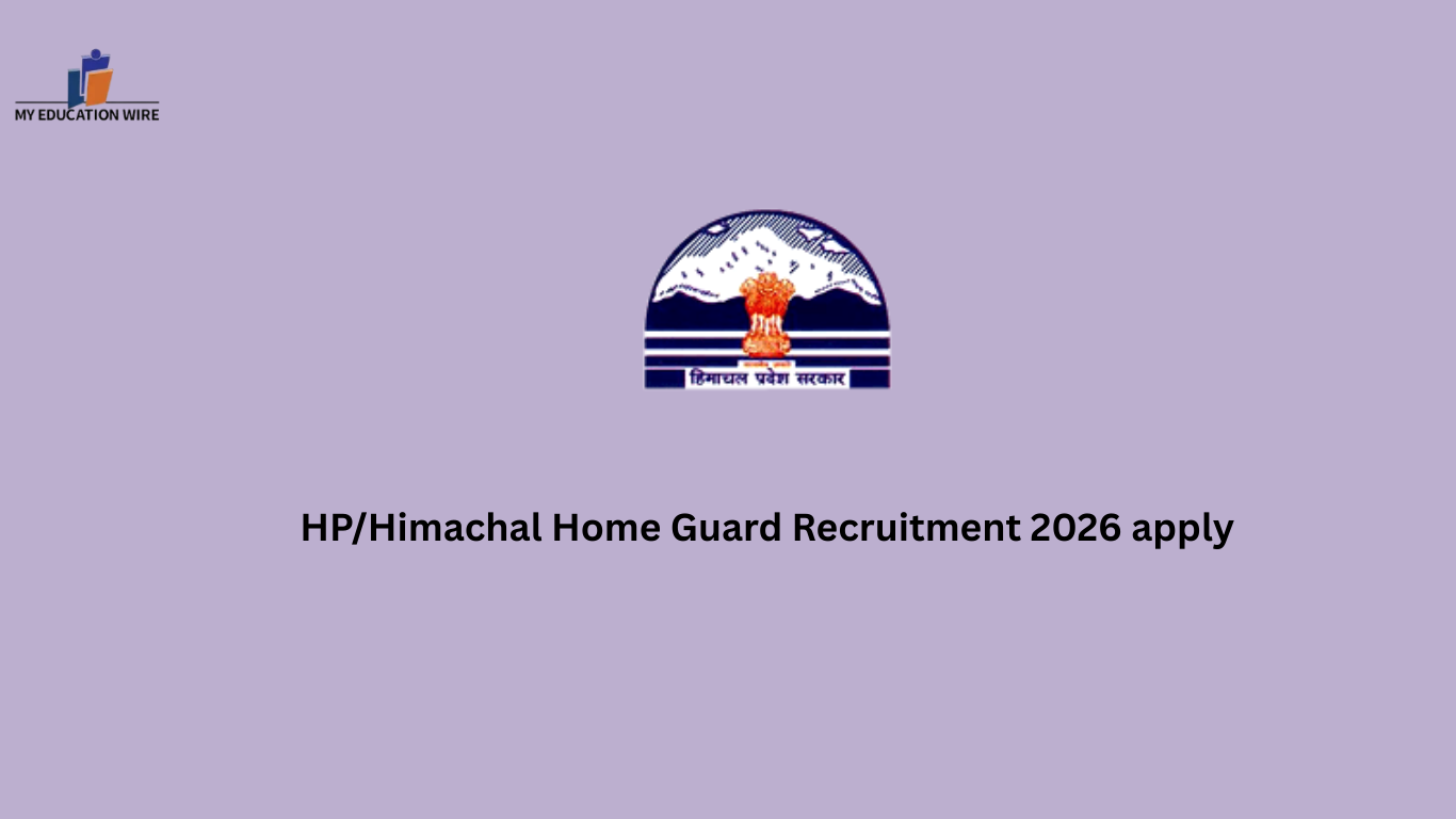 HP/Himachal Home Guard Recruitment 2026 apply