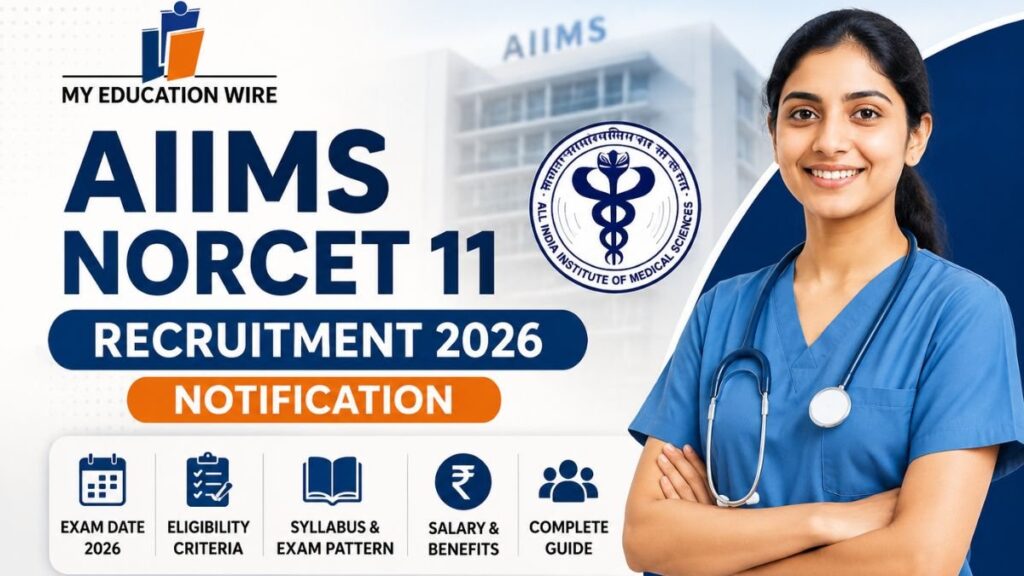 AIIMS NORCET 11 Recruitment Form 2026