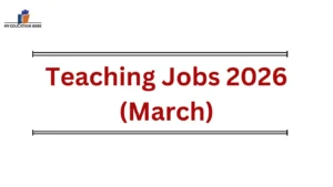 Teaching Jobs 2026 (March)