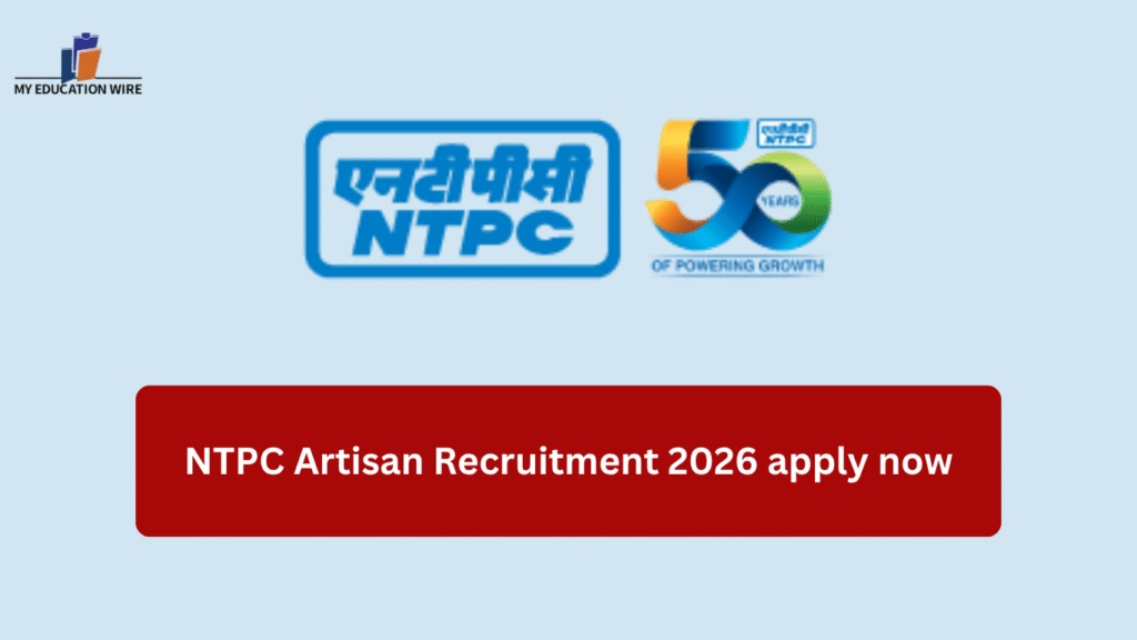 NTPC Artisan Recruitment 2026 apply now