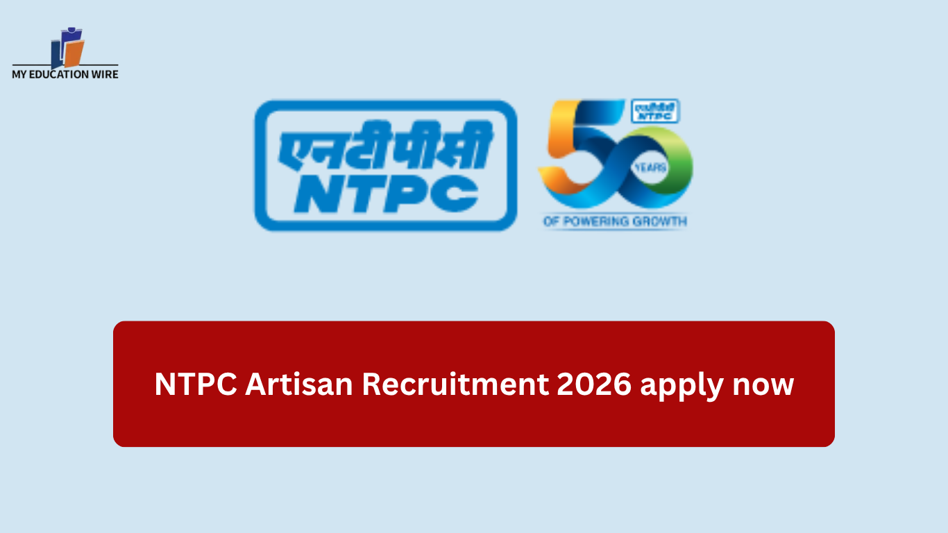 NTPC Artisan Recruitment 2026 apply now