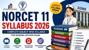 NORCET 11 Syllabus 2026