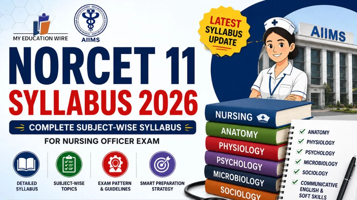 NORCET 11 Syllabus 2026