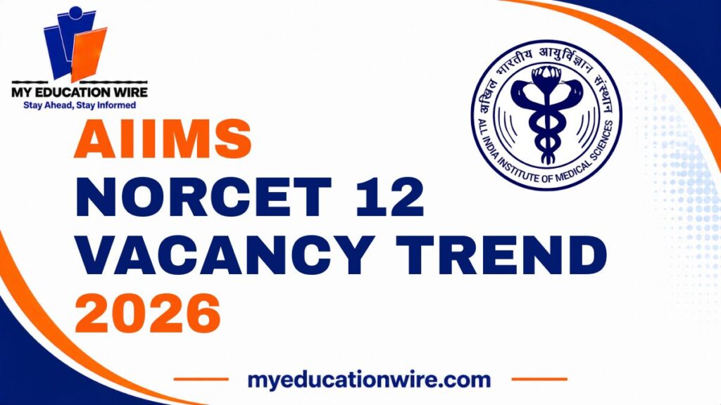 AIIMS NORCET 12 Vacancy Trend 2026