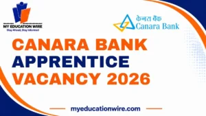 Canara Bank Apprentice Vacancy 2026
