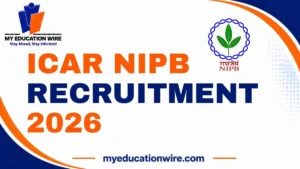 ICAR NIPB Recruitment 2026