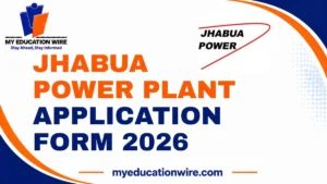 Jhabua Power Plant Application Form 2026
