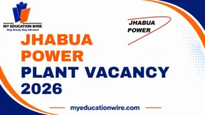 Jhabua Power Plant Vacancy 2026