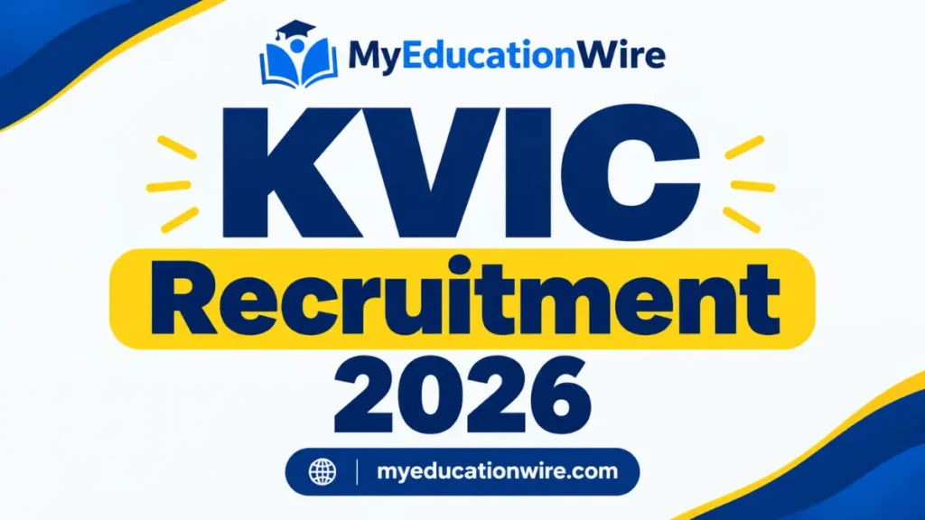 KVIC Recruitment 2026