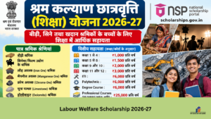 Labour Welfare Scholarship 2026-27