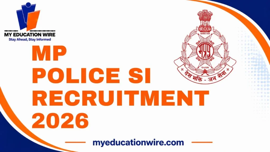 MP Police SI Recruitment 2026