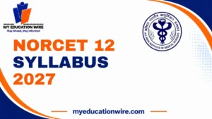 NORCET 12 Syllabus 2027
