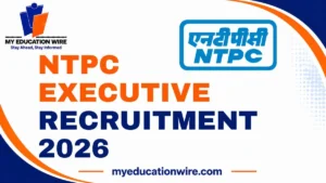 NTPC Executive Recruitment 2026