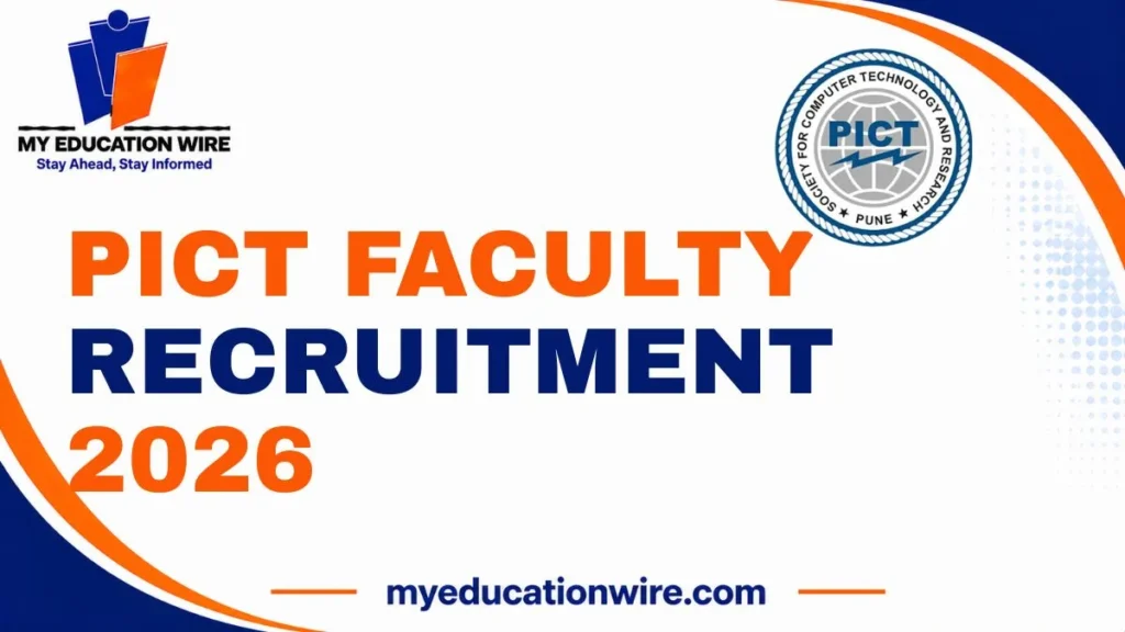 PICT Faculty Recruitment 2026