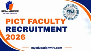 PICT Faculty Recruitment 2026