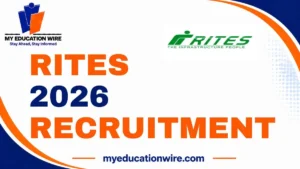 RITES 2026 Recruitment