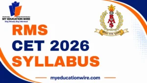 RMS CET 2026 Syllabus