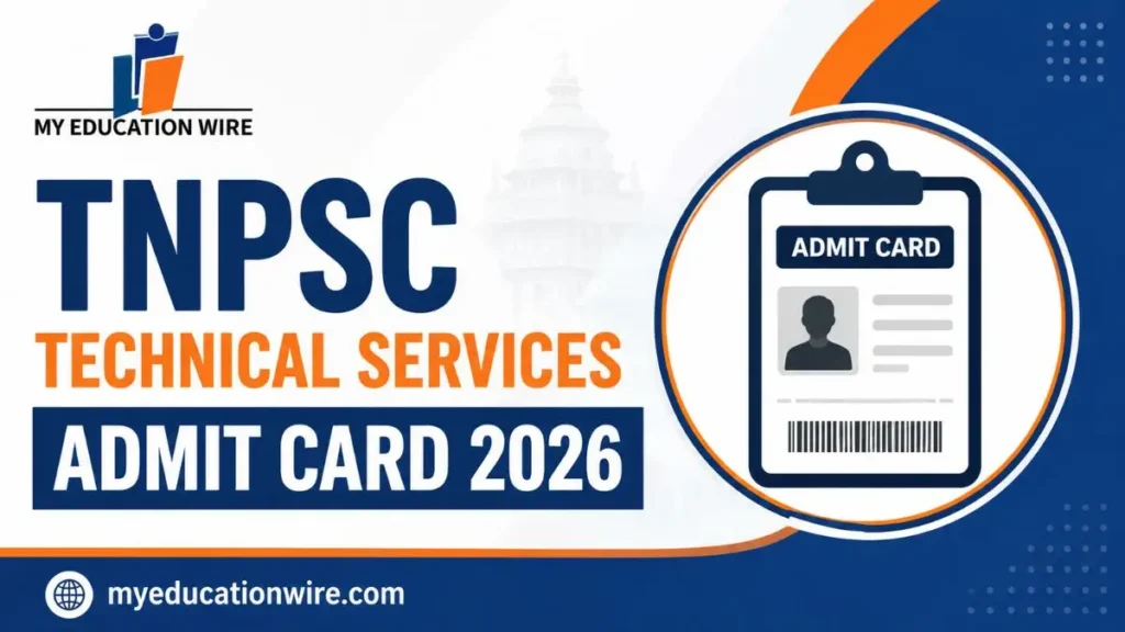 TNPSC Technical Services Admit Card 2026