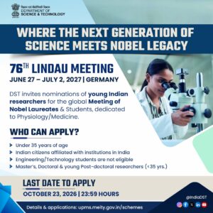 76th Lindau Nobel Laureate Meeting 2027