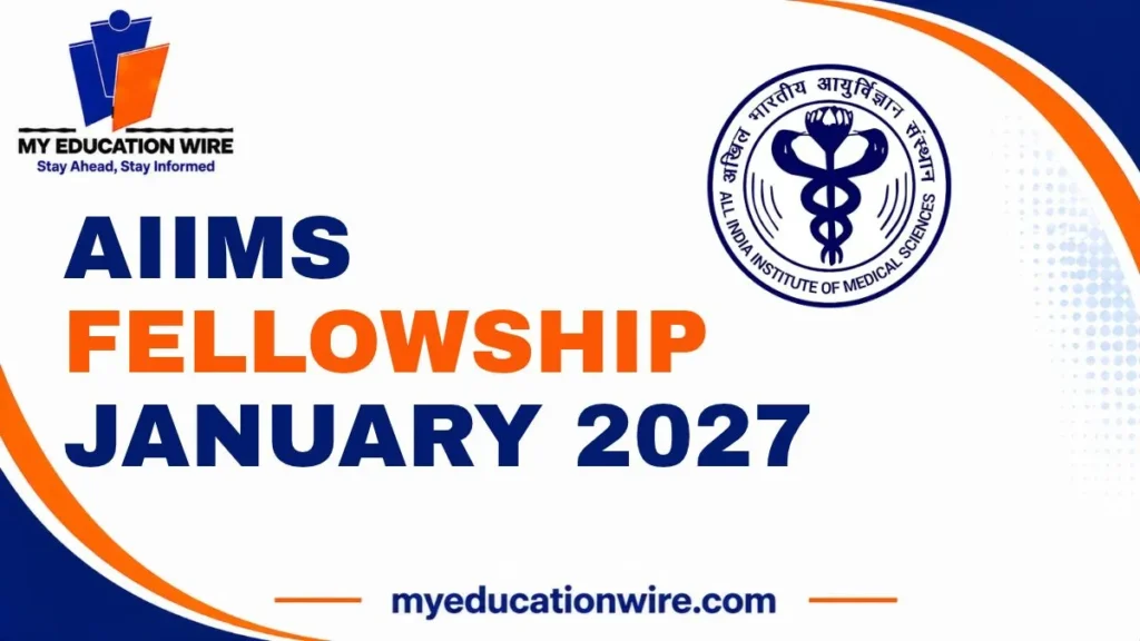 AIIMS Fellowship January 2027