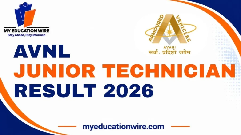 AVNL Junior Technician Result 2026
