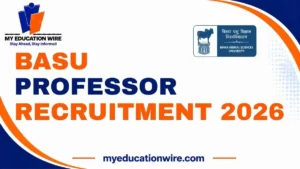 BASU Professor Recruitment 2026