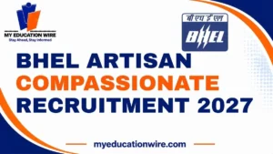 BHEL Artisan Compassionate Recruitment 2027