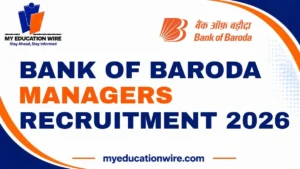 Bank of Baroda Managers Recruitment 2026