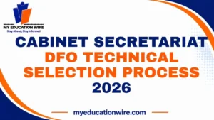 Cabinet Secretariat DFO Technical Selection Process 2026