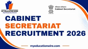 Cabinet Secretariat Recruitment 2026