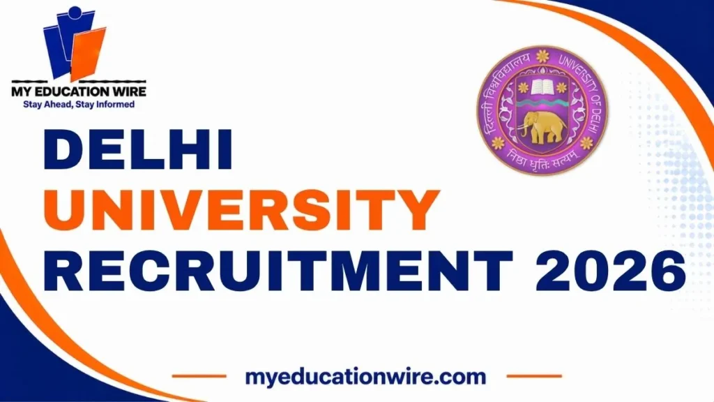 Delhi University Recruitment 2026