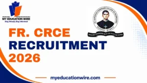 Fr. CRCE Recruitment 2026