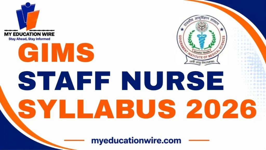 GIMS Staff Nurse Syllabus 2026