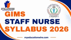 GIMS Staff Nurse Syllabus 2026
