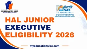 HAL Junior Executive Eligibility 2026